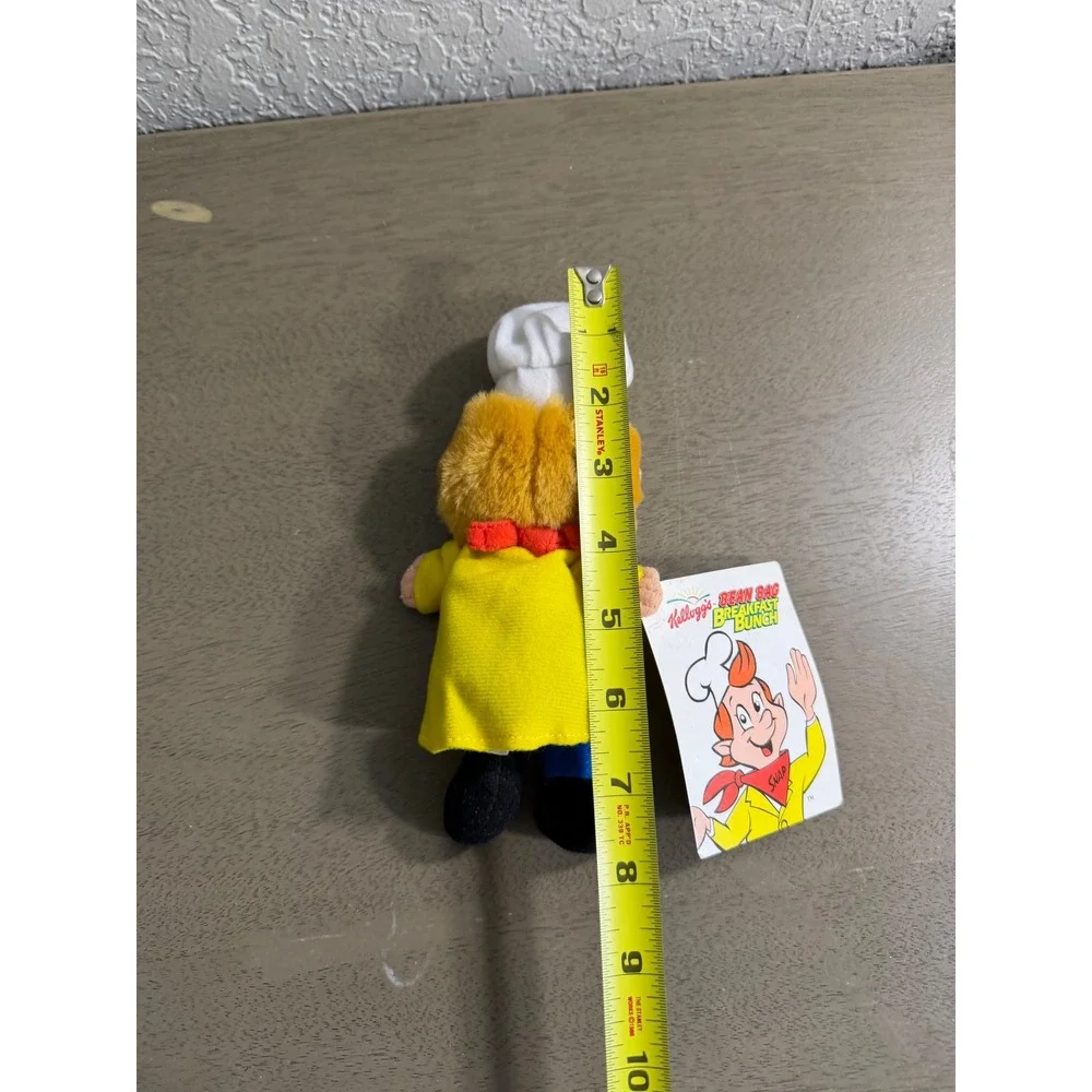 Vintage 1997 Kelloggs Snap Bean Bag Breakfast Bunch Rice Krispies Plush Mascot